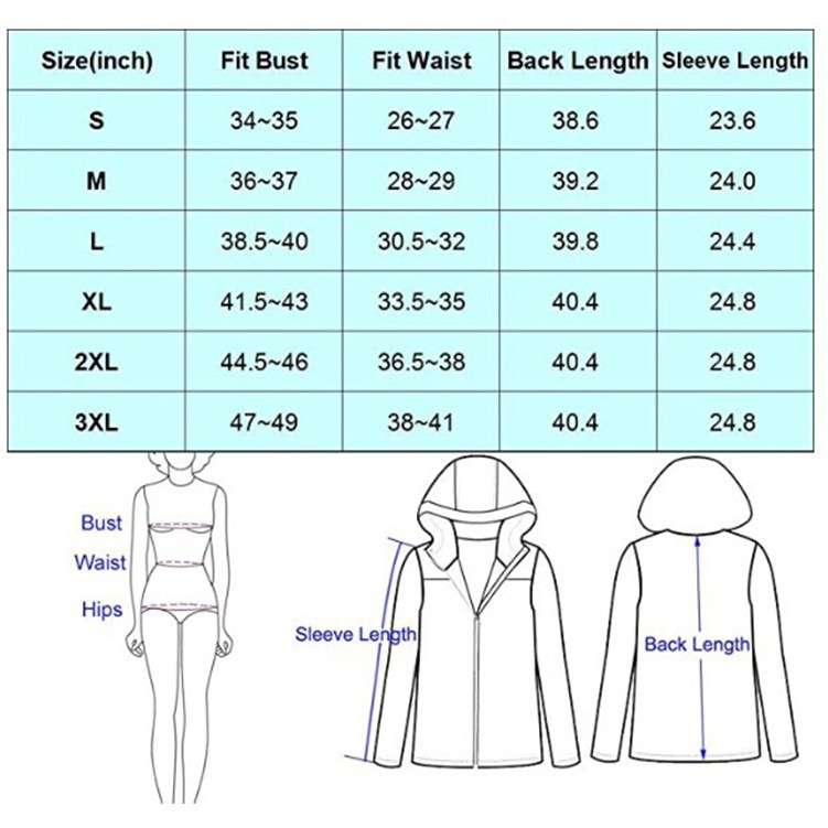 Women'S Pockets Zip Up Long Hoodies 3