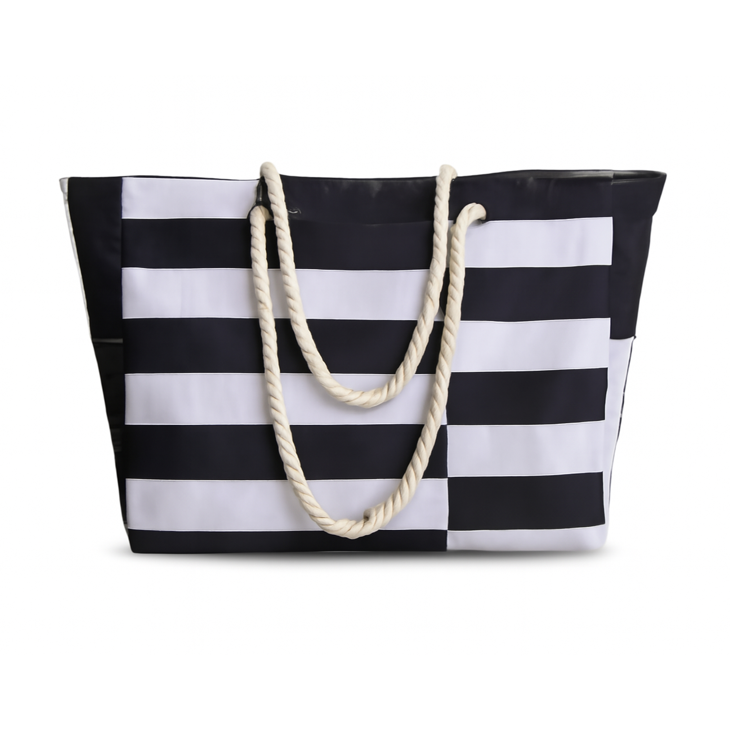 Striped Casual Tote Bag 3
