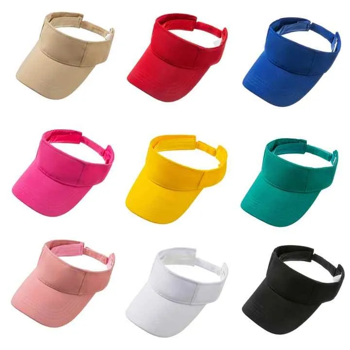 Plain Men Women Sport Sun Visor 1