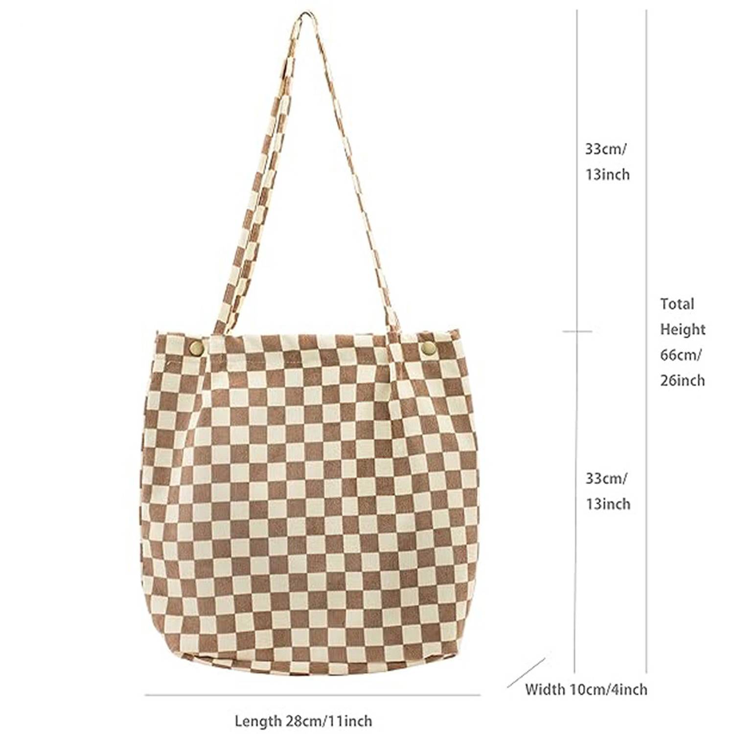 Women's Reusable Corduroy Tote Bags for Travel Shopping 6