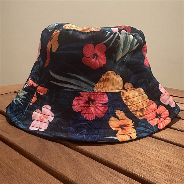 Polyester Twill Full Sublimation Reversible Bucket Hat 2