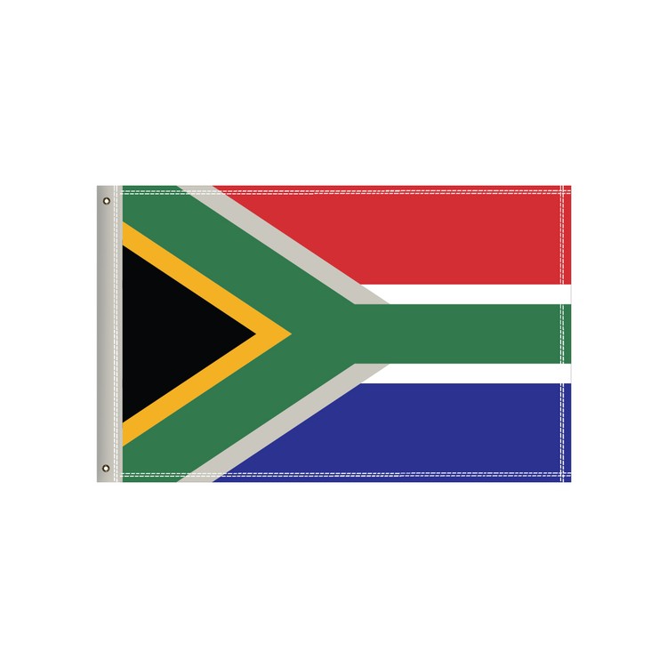 National Flag, South Africa, Single-Sided - 36"W x 24"H 2