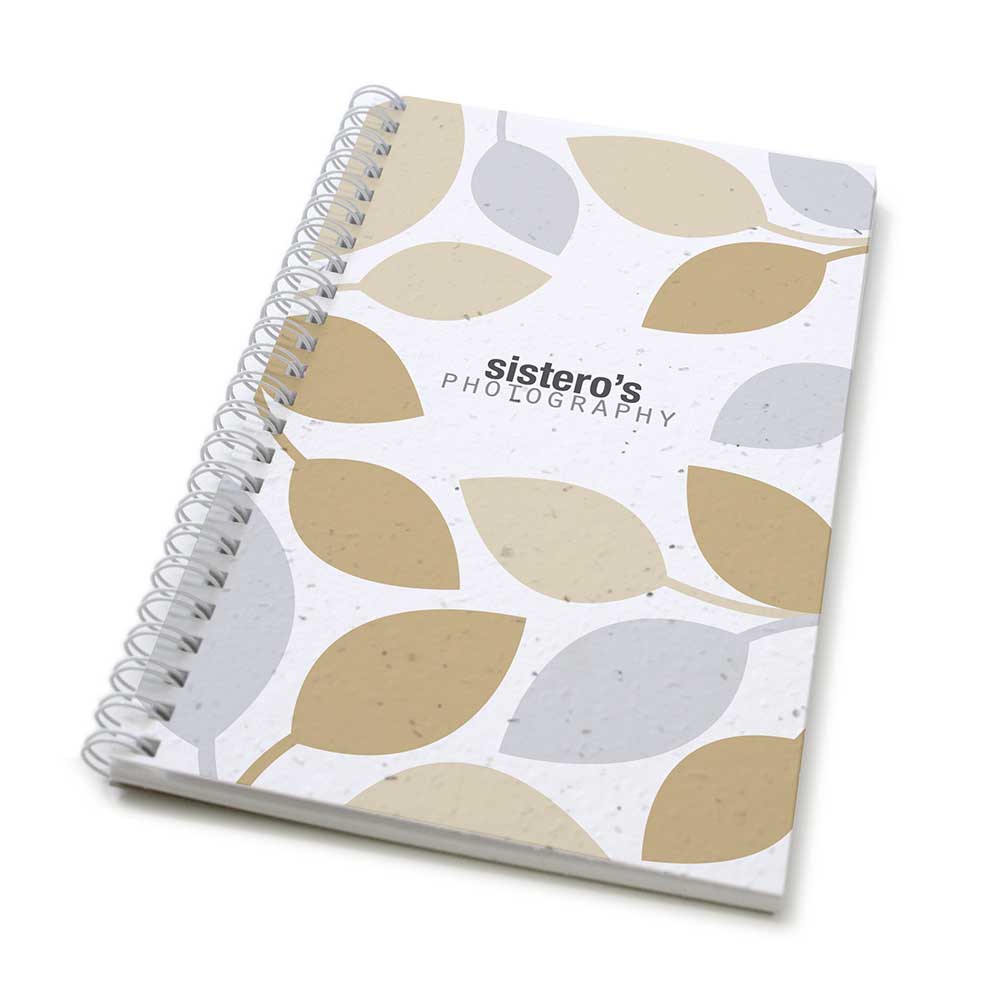 Modern Leaves Personalized Plantable Journal: Standard 3