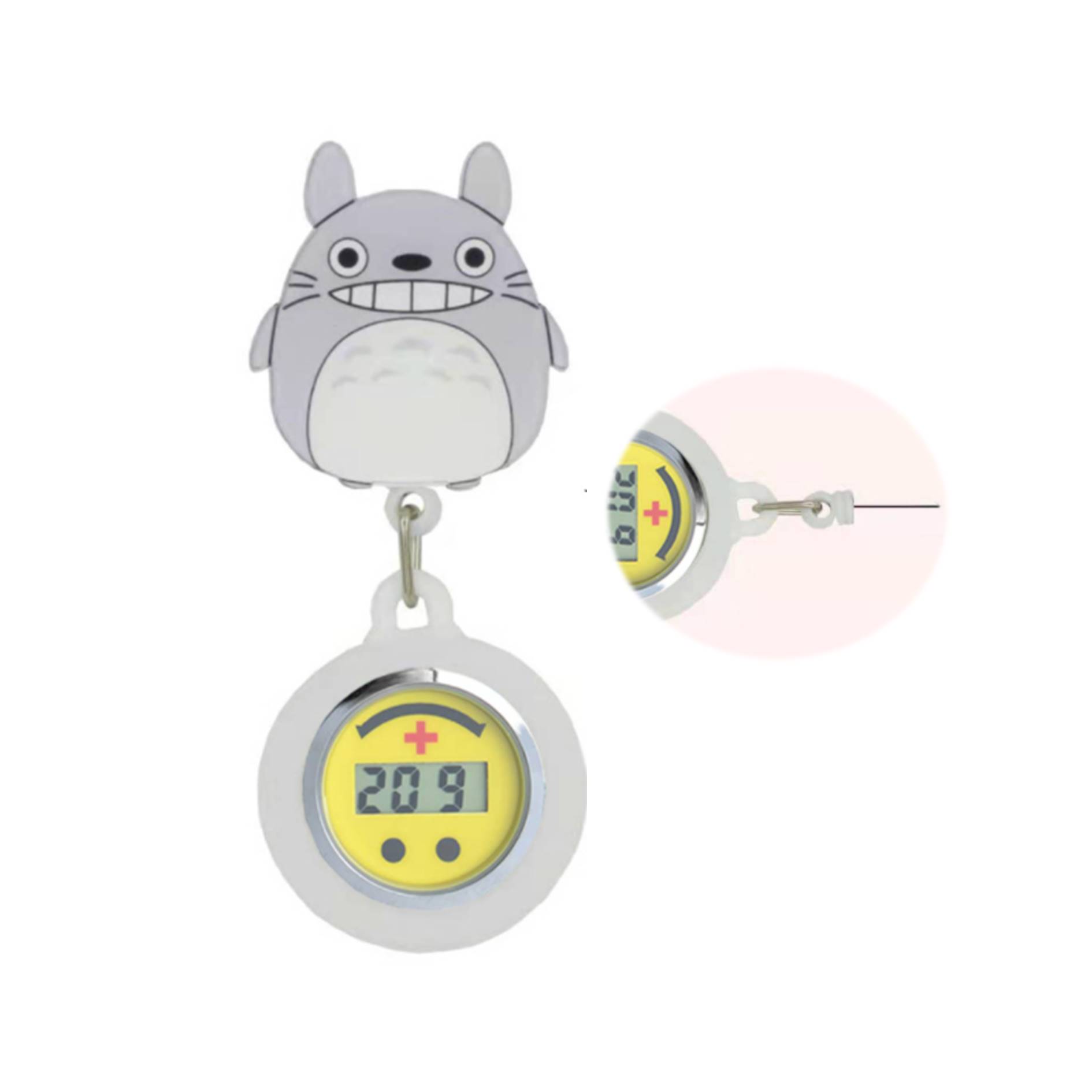 Stretchable Silicone Pocket Digital Display Nurse Watch 2