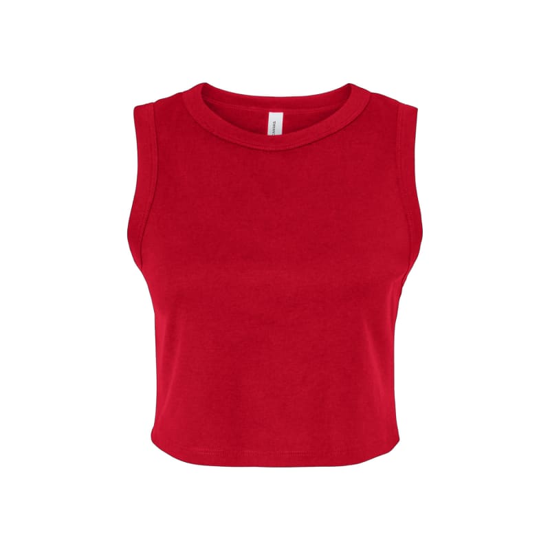 Bella + Canvas Ladies' Micro Rib Muscle Crop Tank 40