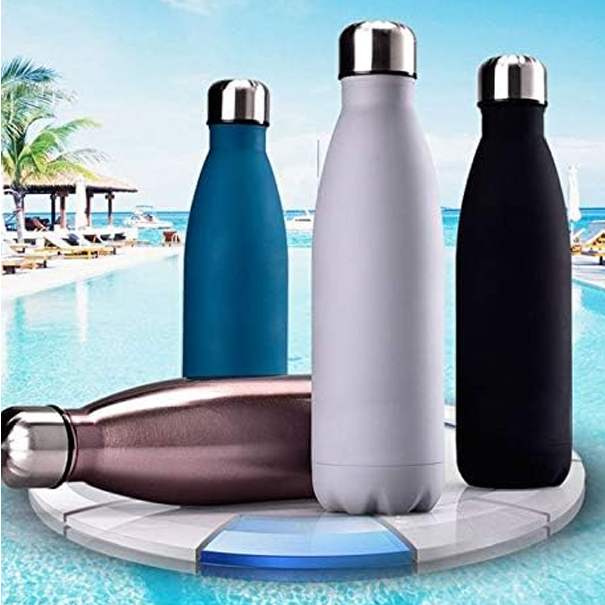 17oz Insulated Water Bottle, custom water bottle with logo imprint 1