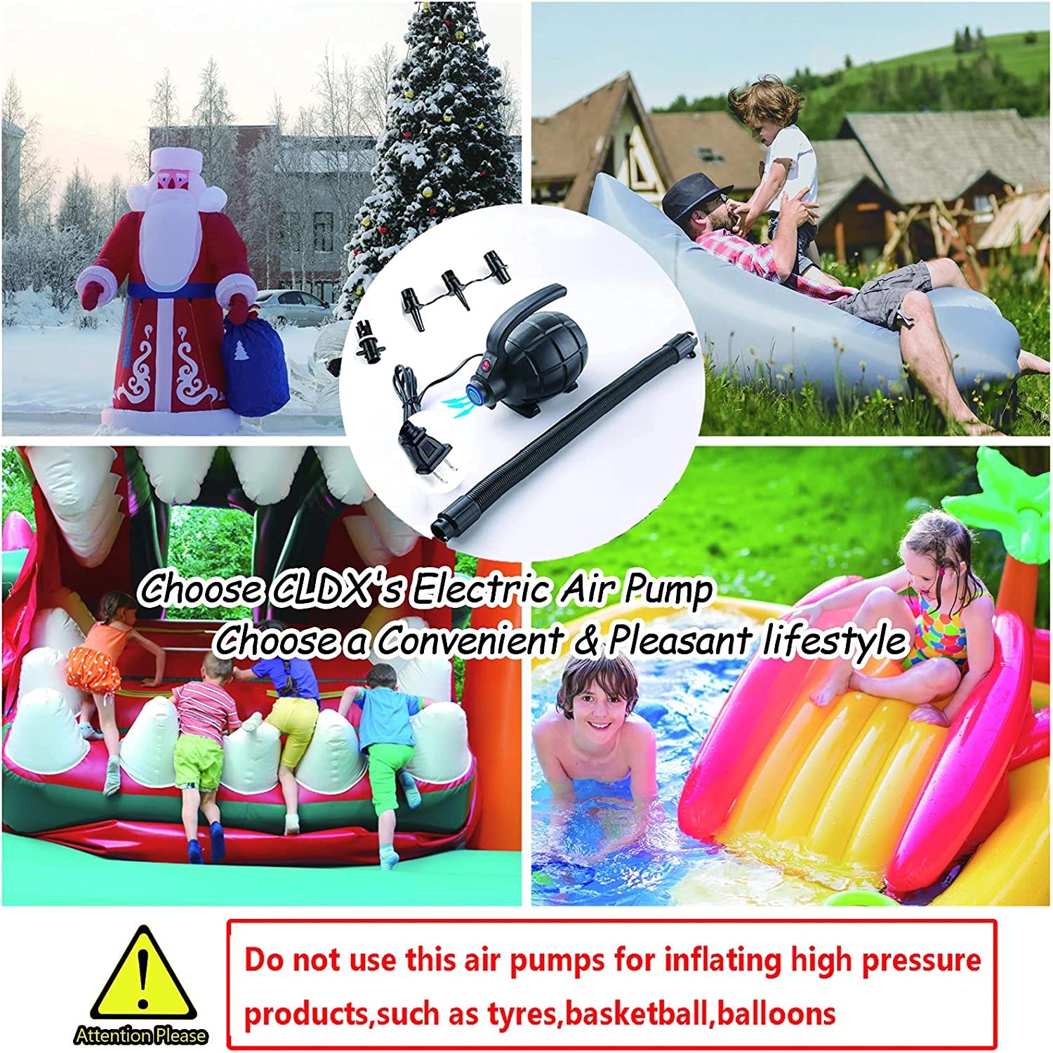 Portable Air Mattress Pump 4