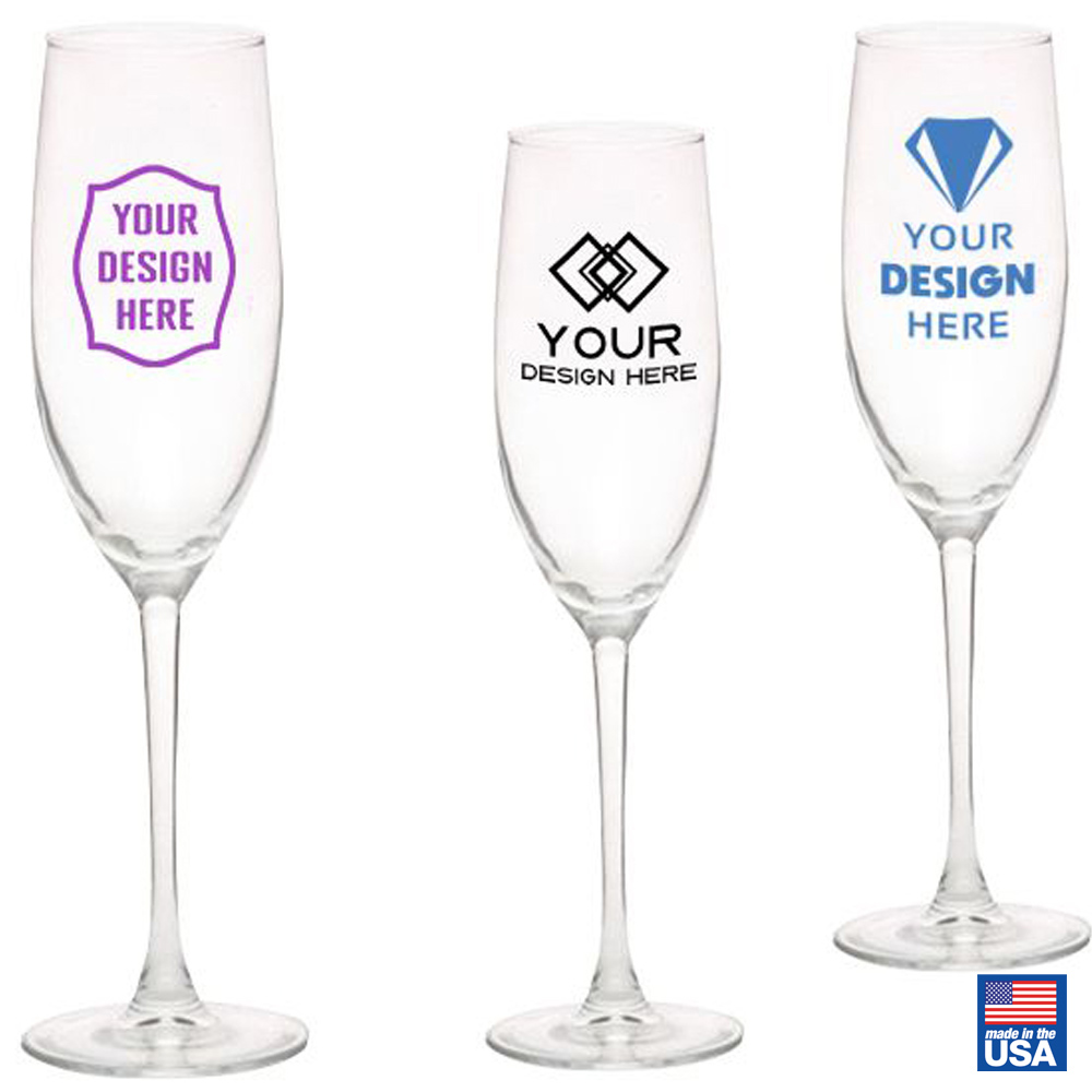 CHAMPAGNE FLUTE - 8 OZ. (Made in the USA) 3
