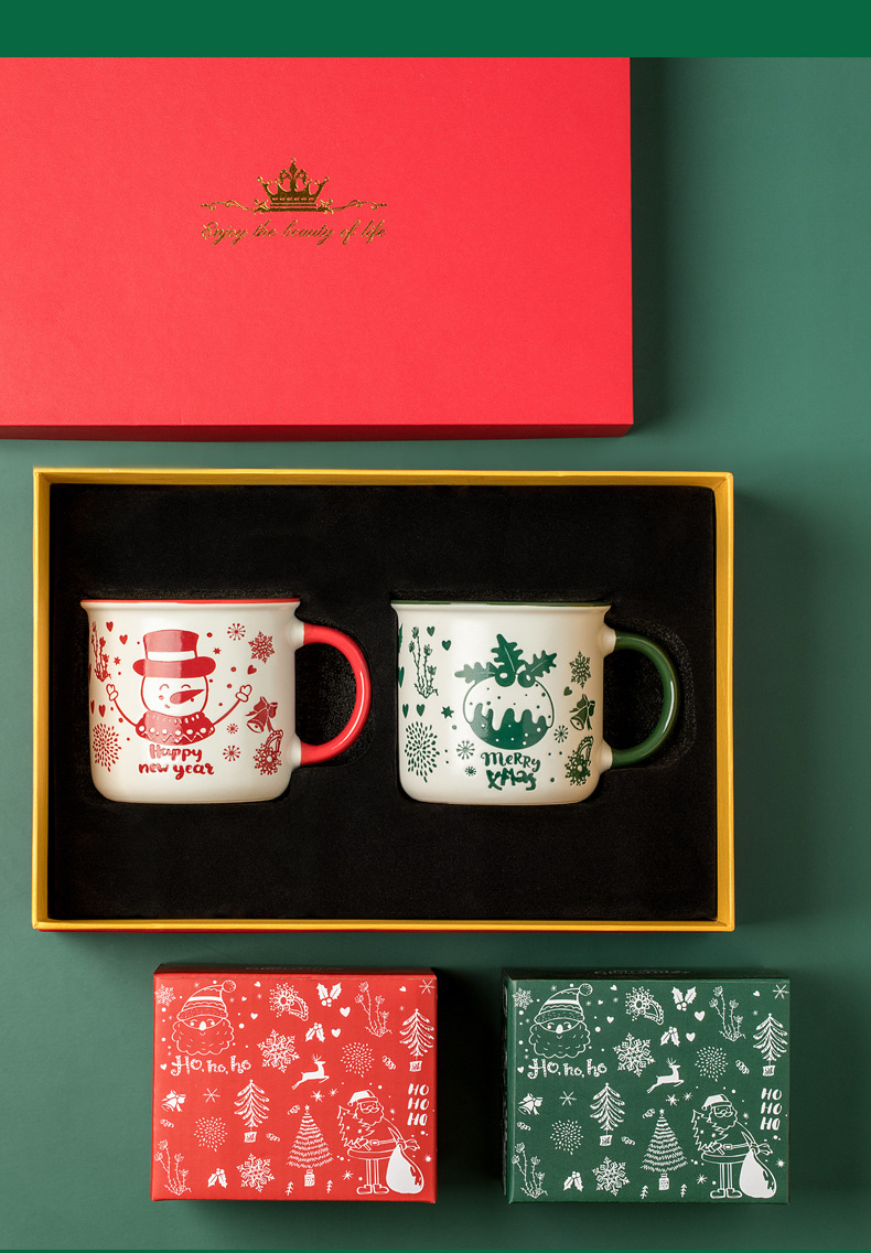 Festive Cartoon Ceramic Christmas Mug 1