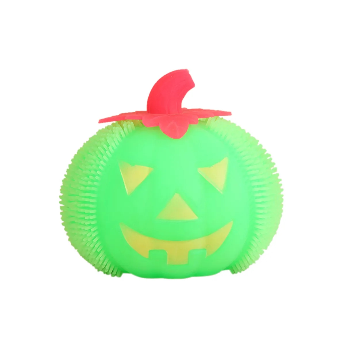 Halloween Pumpkin Glow Decompression Fuzz Ball 2