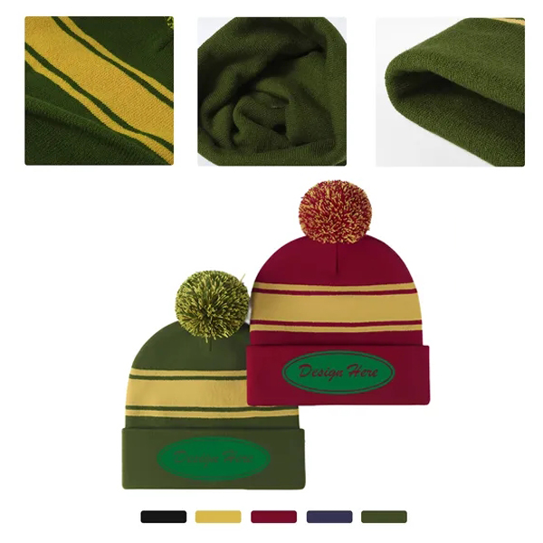 MOQ50 Comfy Warm Beanie Cap For Winter Wear 2