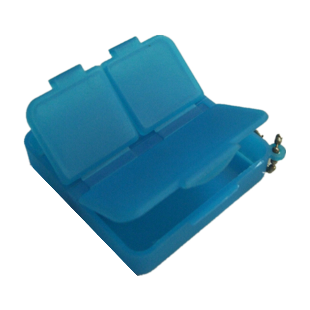 Square Pill Box With Key Chain 3