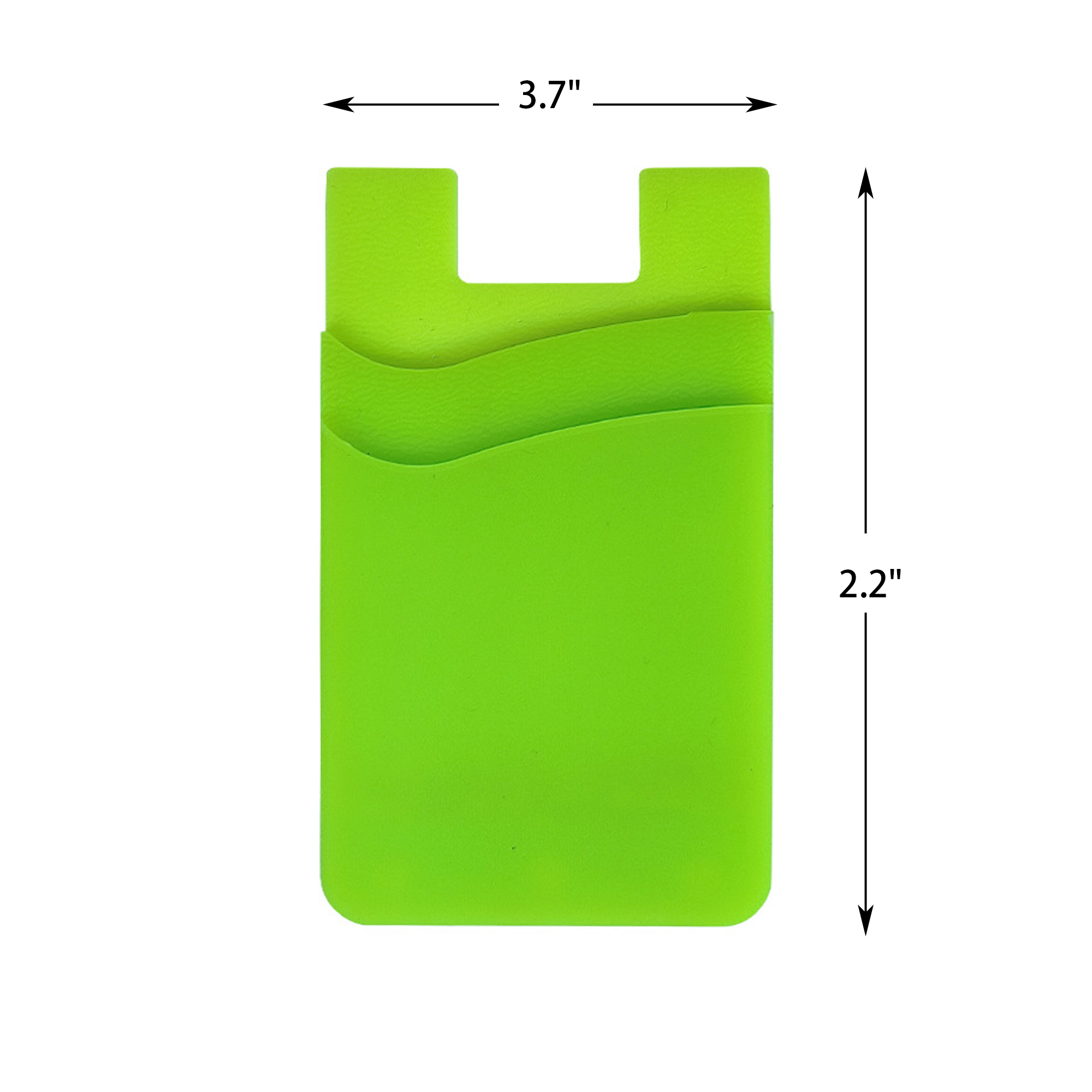 Double-Pocket Silicone Phone Case Wallet 1