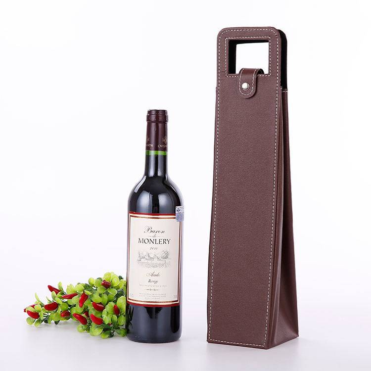 Pu Leather Wine Gift Bags 2