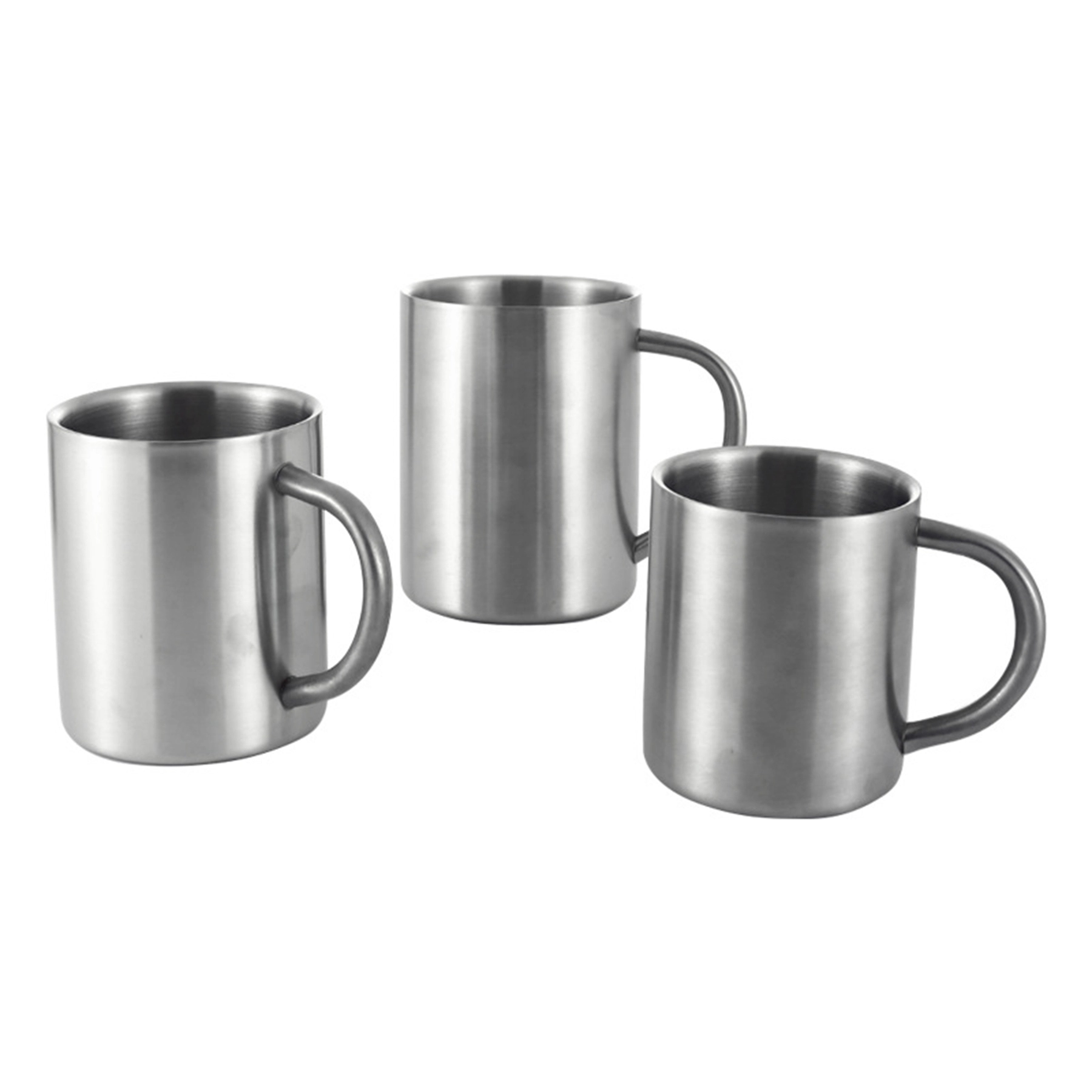 10 oz Stainless Steel Double-Wall Coffee Mug with Handle – Insulated Metal Camping Cup 6