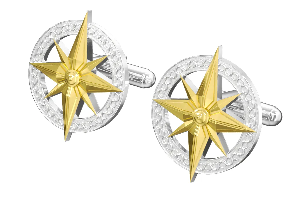 0.5'' Custom 3D Cufflinks