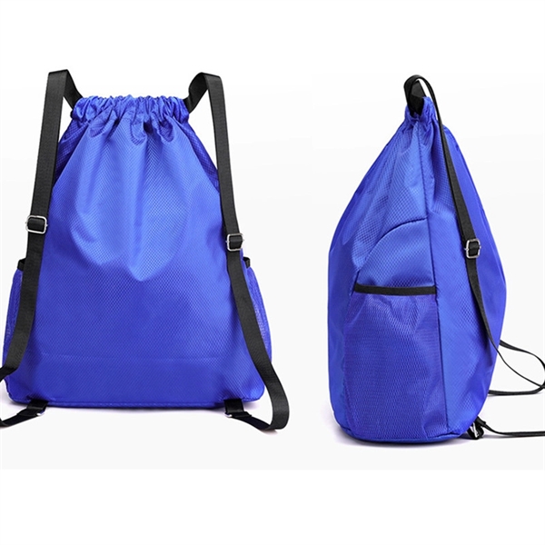 Drawstring Backpack Sport Gym Sackpack 5