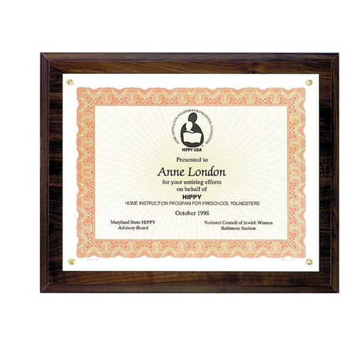 Simulated Walnut Photo Plaque 1