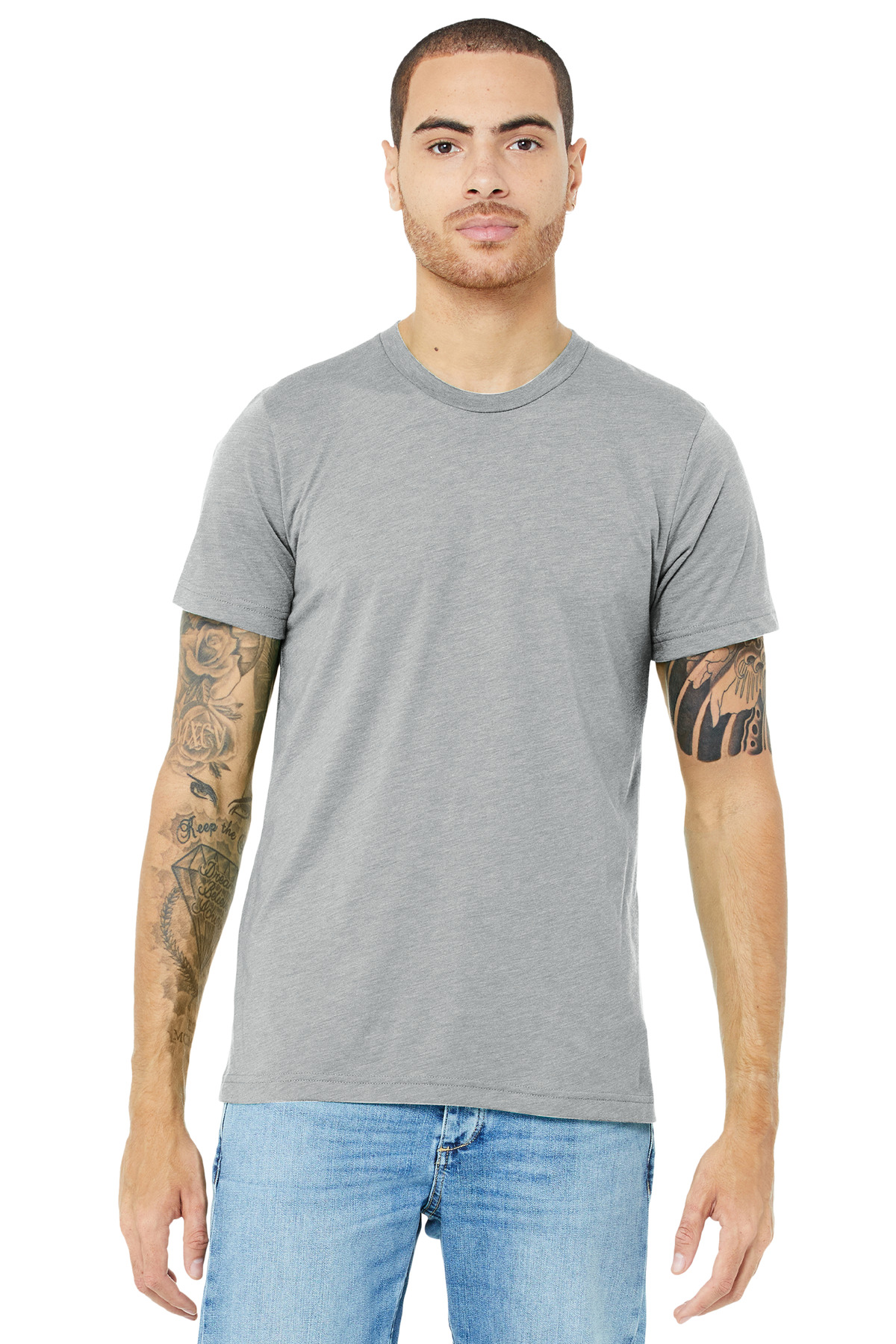 BELLA+CANVAS Unisex Triblend Short Sleeve Tee. BC3413 360