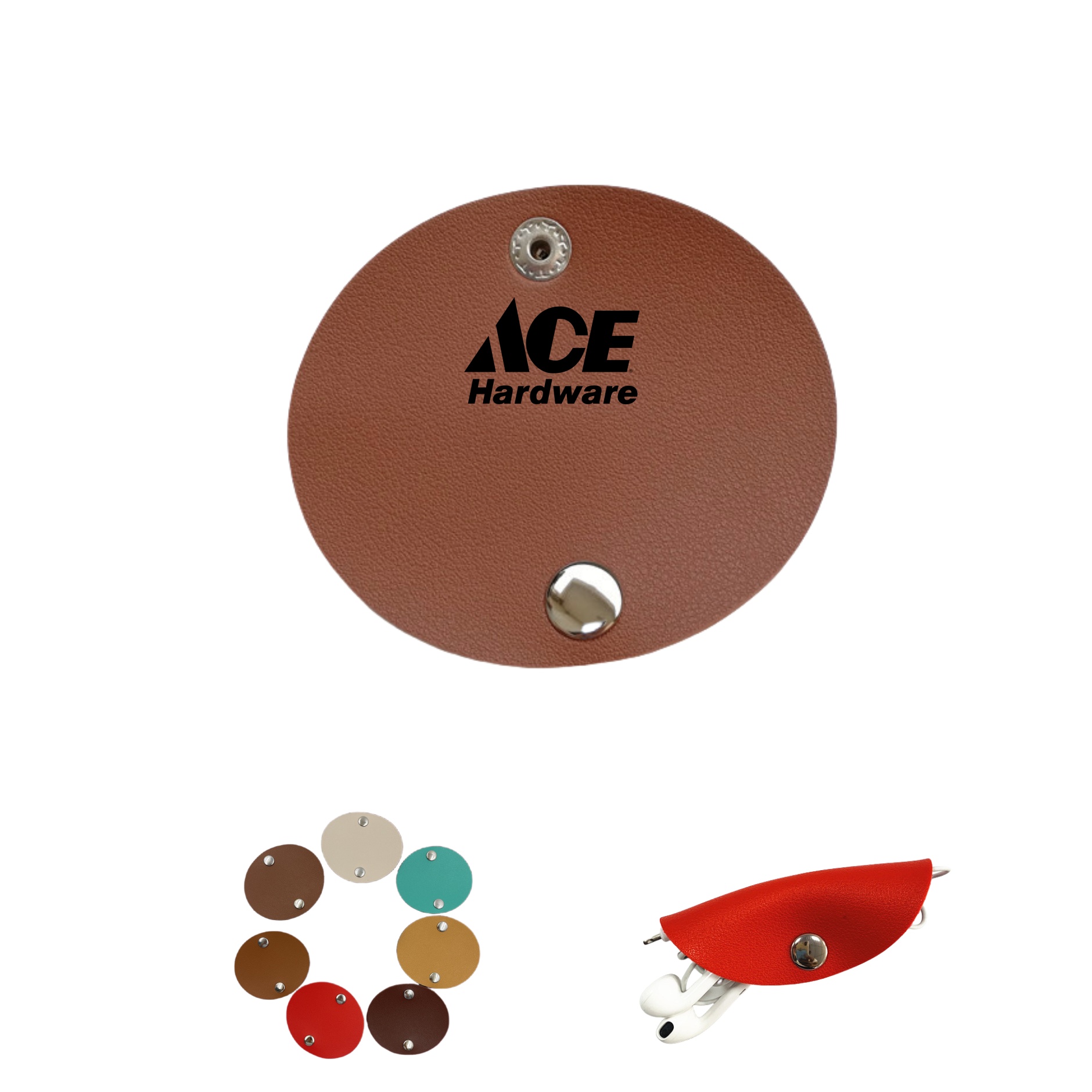 PU Leather Cable Cord Organizer 6