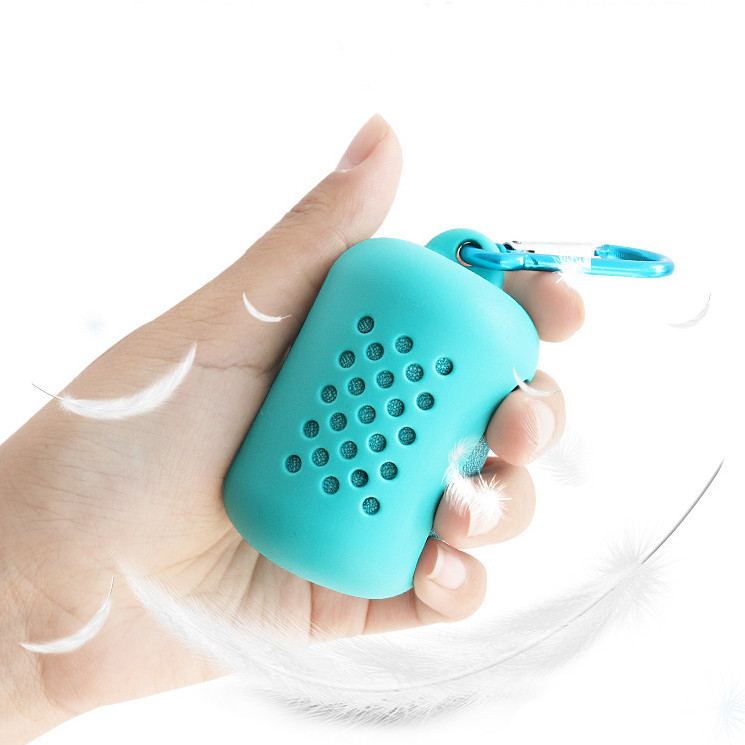 Silicone Case microfiber sports sweat instant cooling towel 6