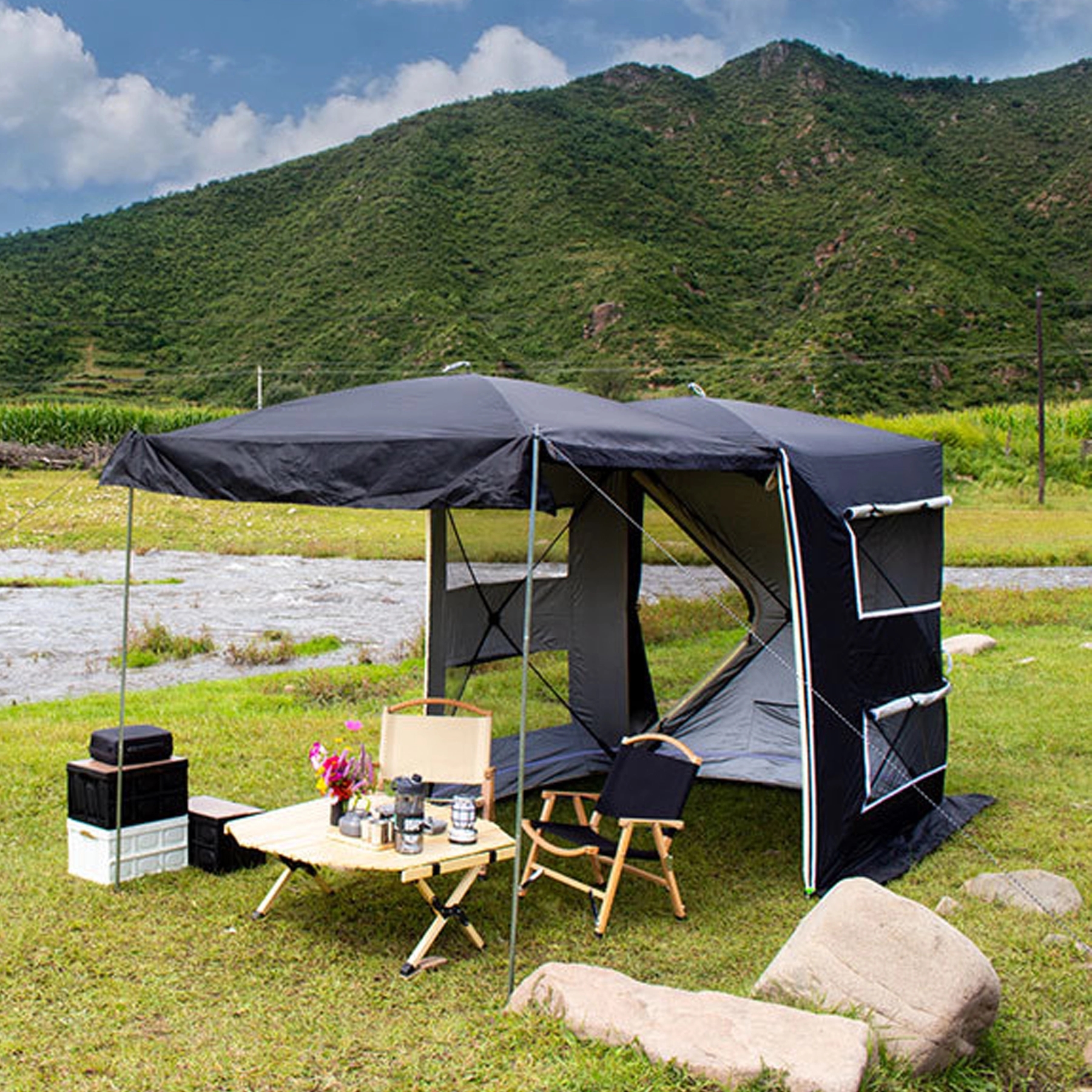 Outdoors Folding Car Tail Tent 8