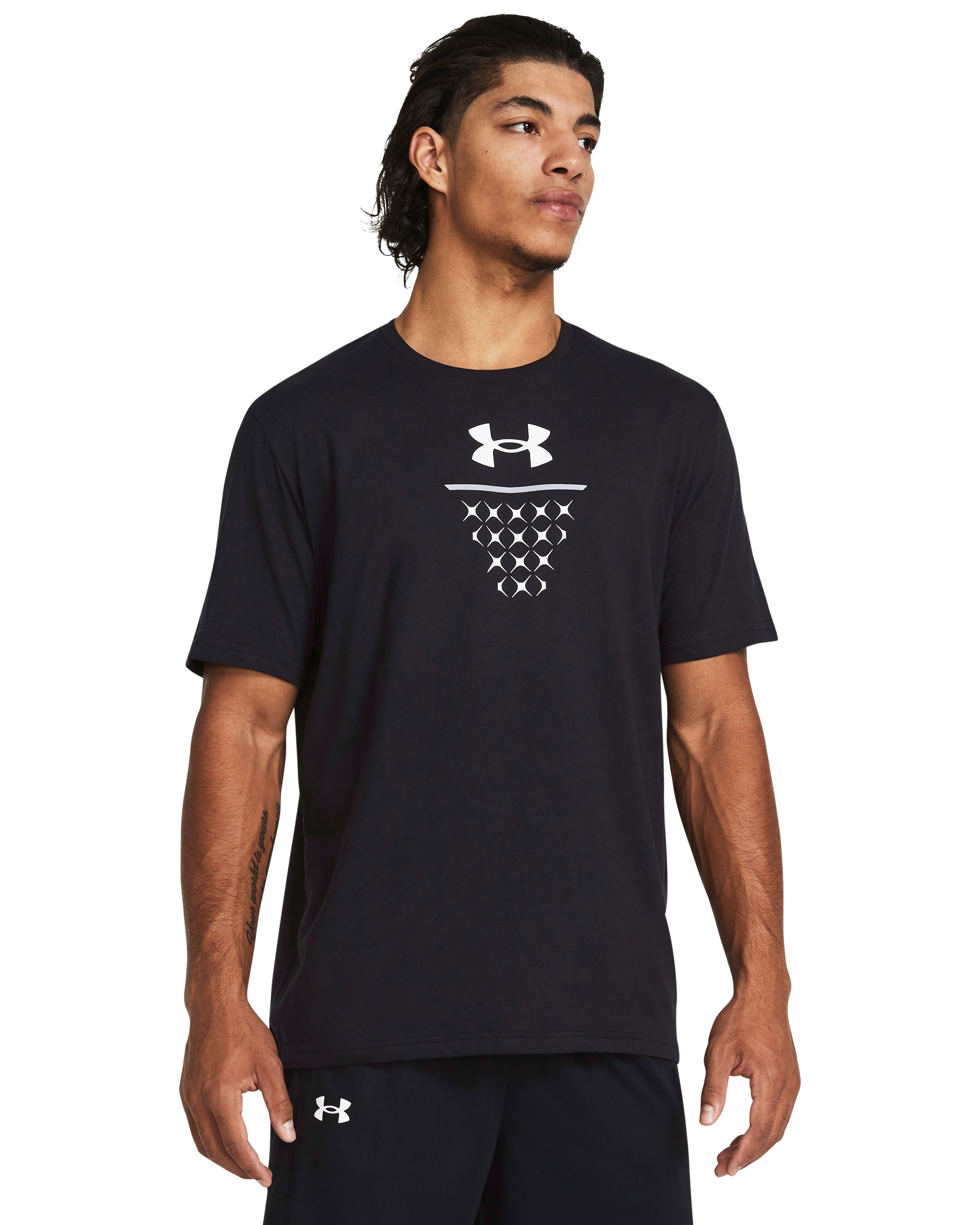 UA Net Icon Basketball Men's Short Sleeve 3