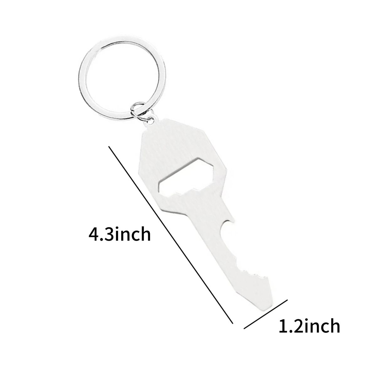 Rust Resistant Bottle Opener Keychain for Travel 3