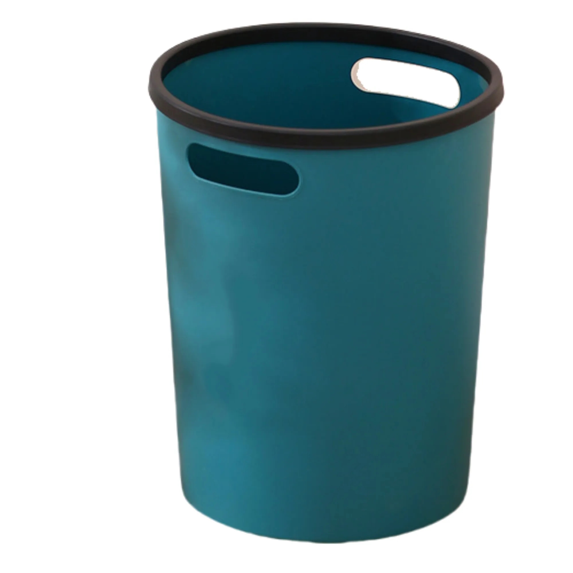 Round Trash Can With Handles And Press Ring 2