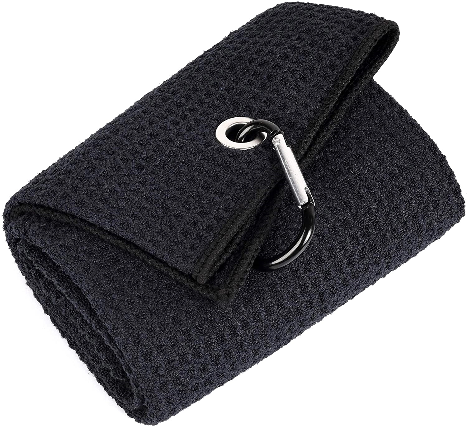 Tri-fold Golf Towel w/ Bag Hook 8
