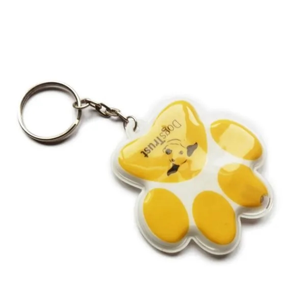Custom PVC LED Flashlight Keychain 6