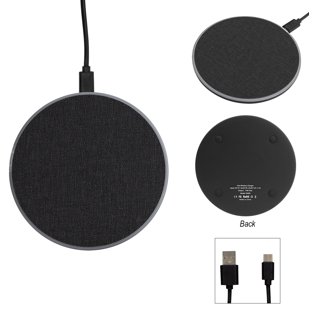 15W Fast Charging Wireless Charging Pad 2