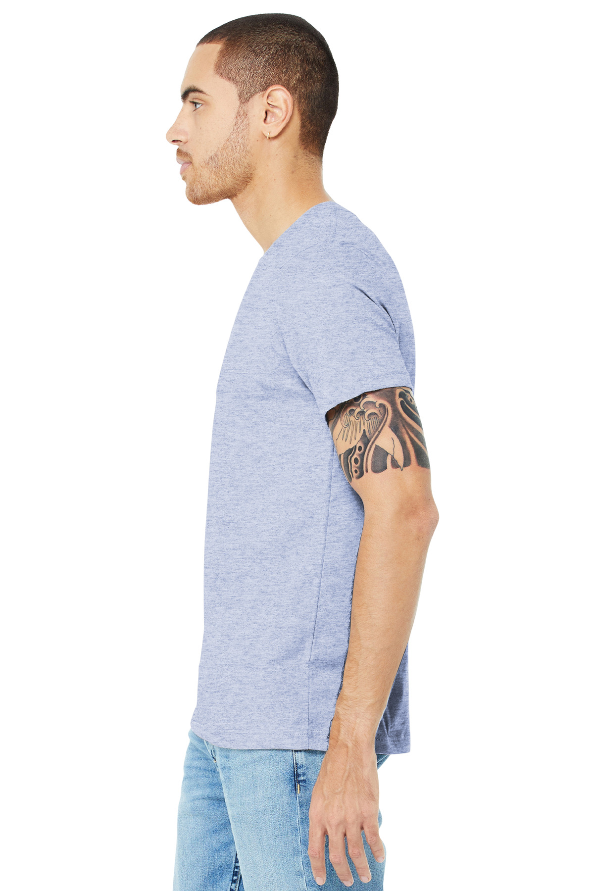 BELLA+CANVAS® Unisex Heather CVC Short Sleeve Tee 13
