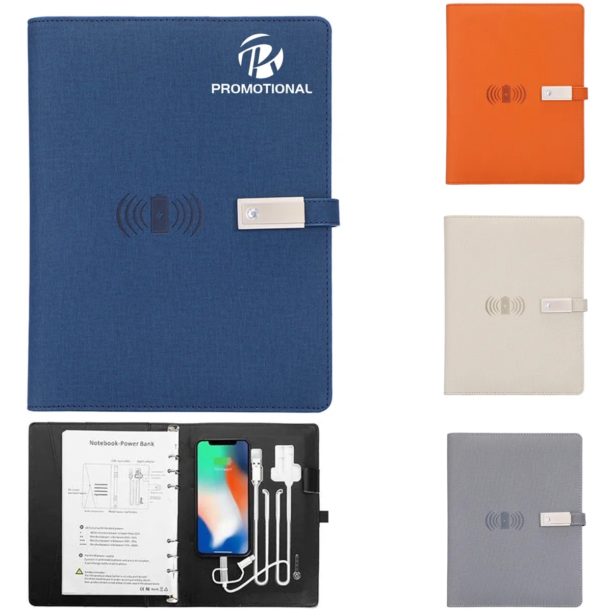 Wireless Charging Powerbank Notebook 5