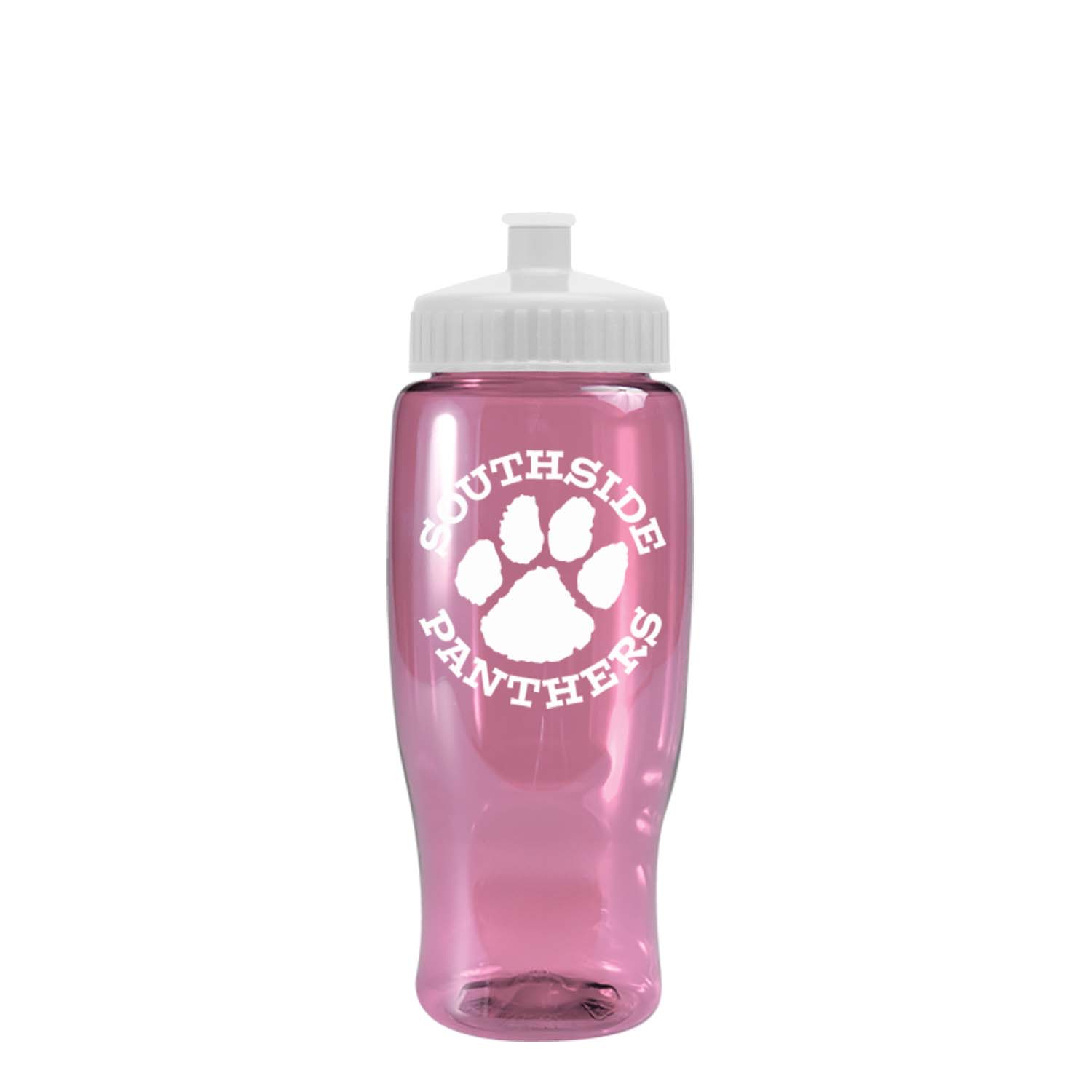 Poly-pure - 27 oz. Transparent Bottle with Push pull 2