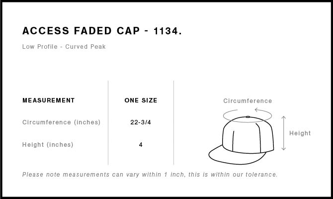 Access Faded Cap | 1134 14