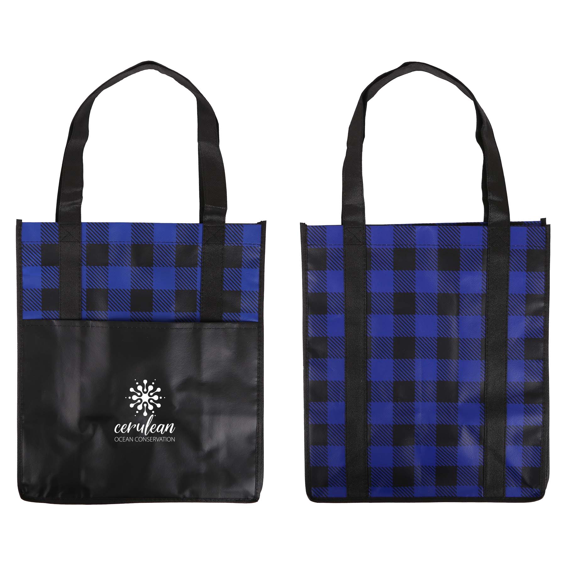 Lumberjack Plaid Laminated Tote 1