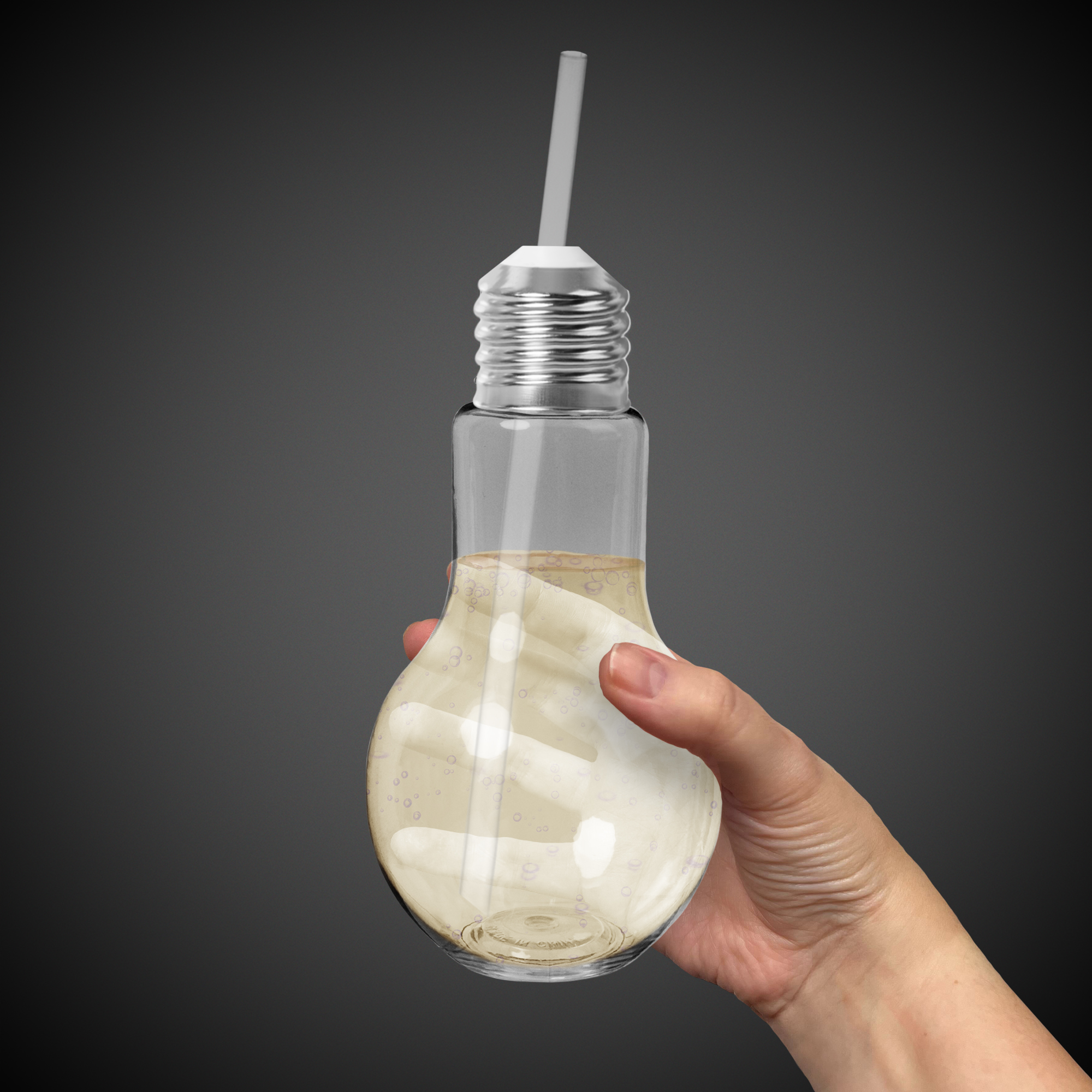 16oz Light Bulb Cup with Straw 11