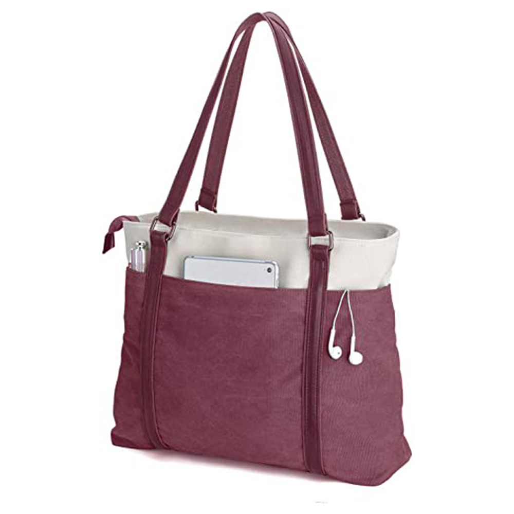Tote Shoulder Bag For Women, custom tote bag with logo imprint 1