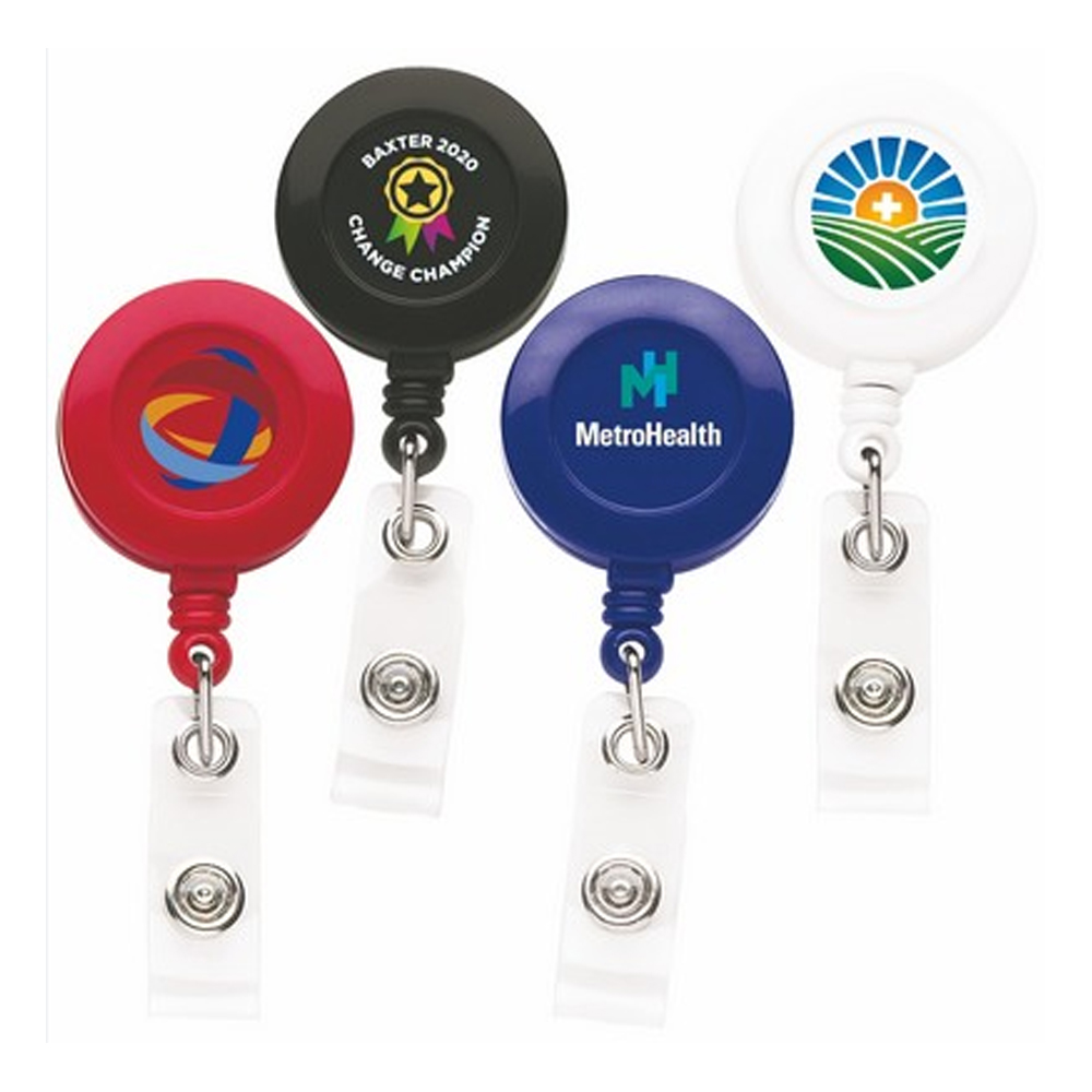 Round Retractable Badge Reel 2