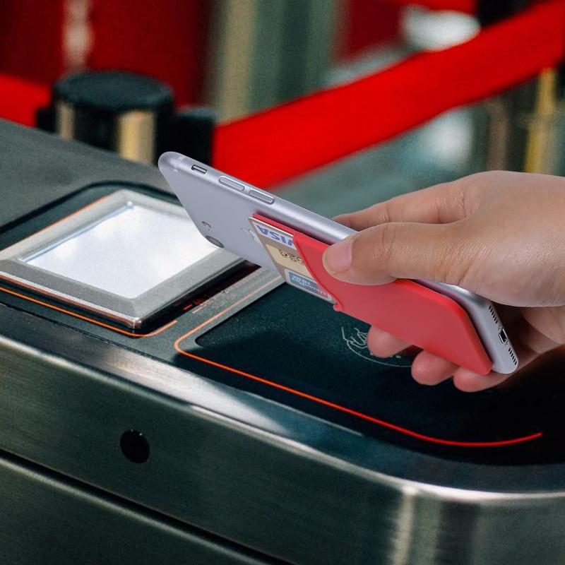 Silicone Mobile Device Pocket Card Holders 4