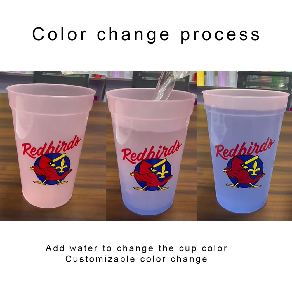 16 OZ PP Color Changing Stadium Cups 4
