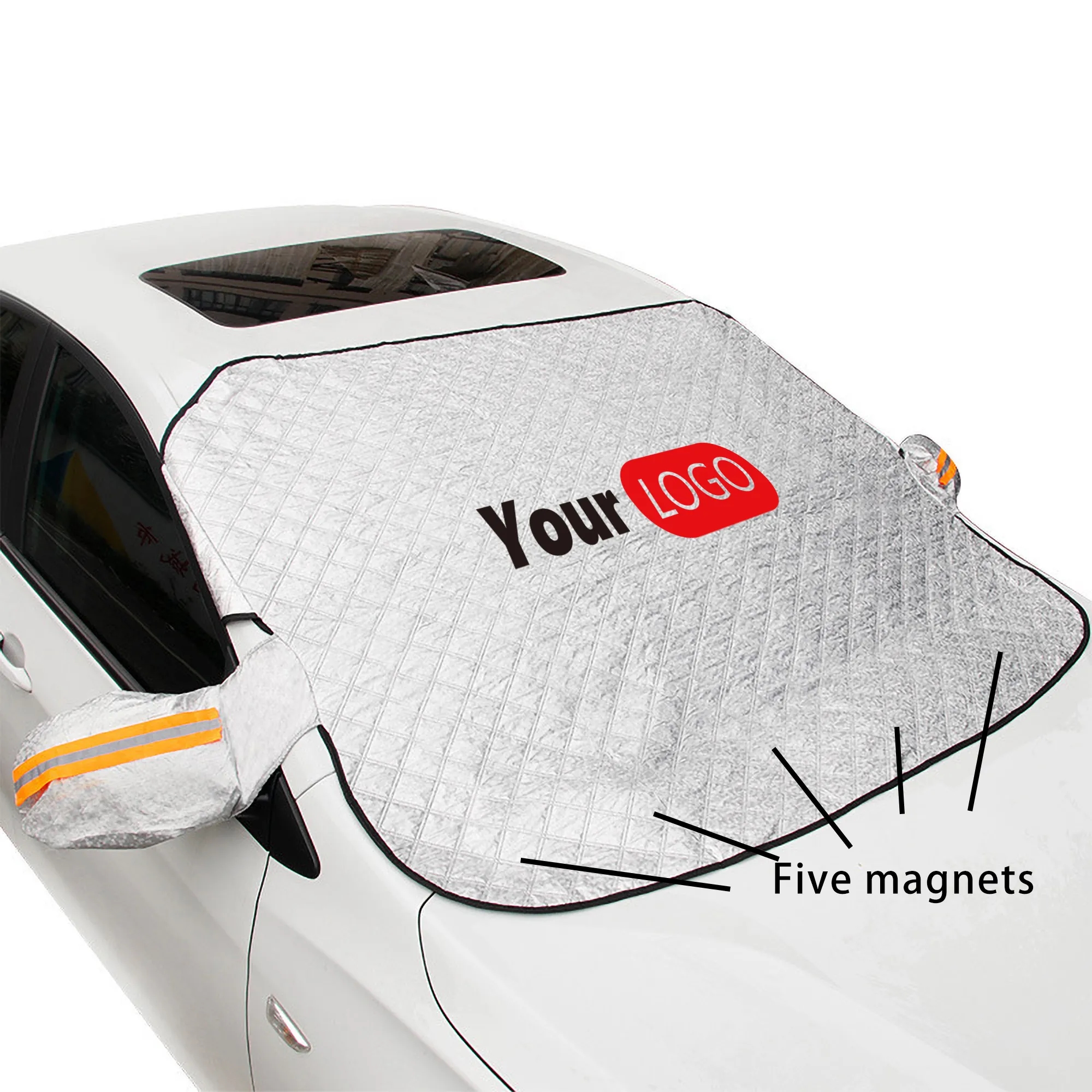 Snow Cover UV Protection Sunshade Universal Car Shield Ice 3