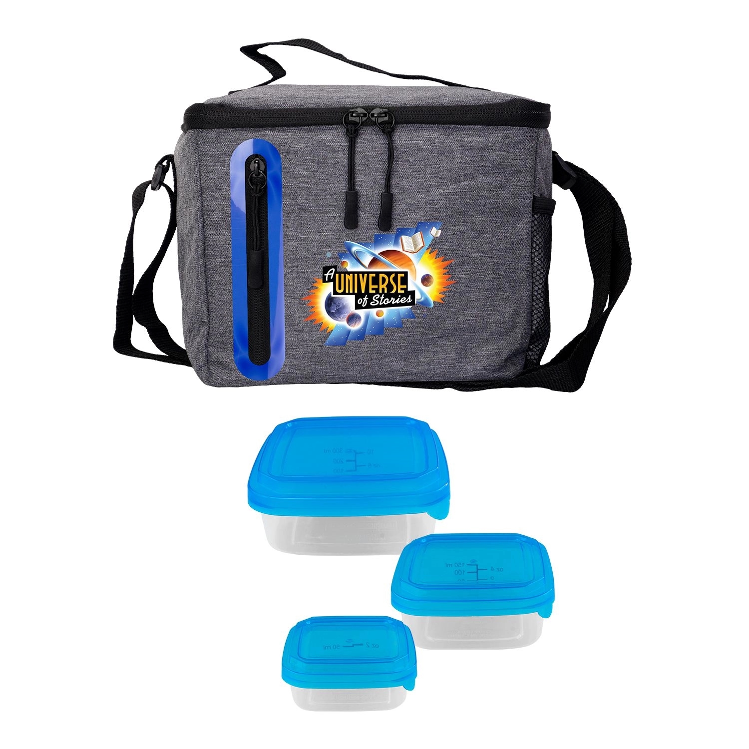 Portion Control Oval Cooler Lunch Set 3