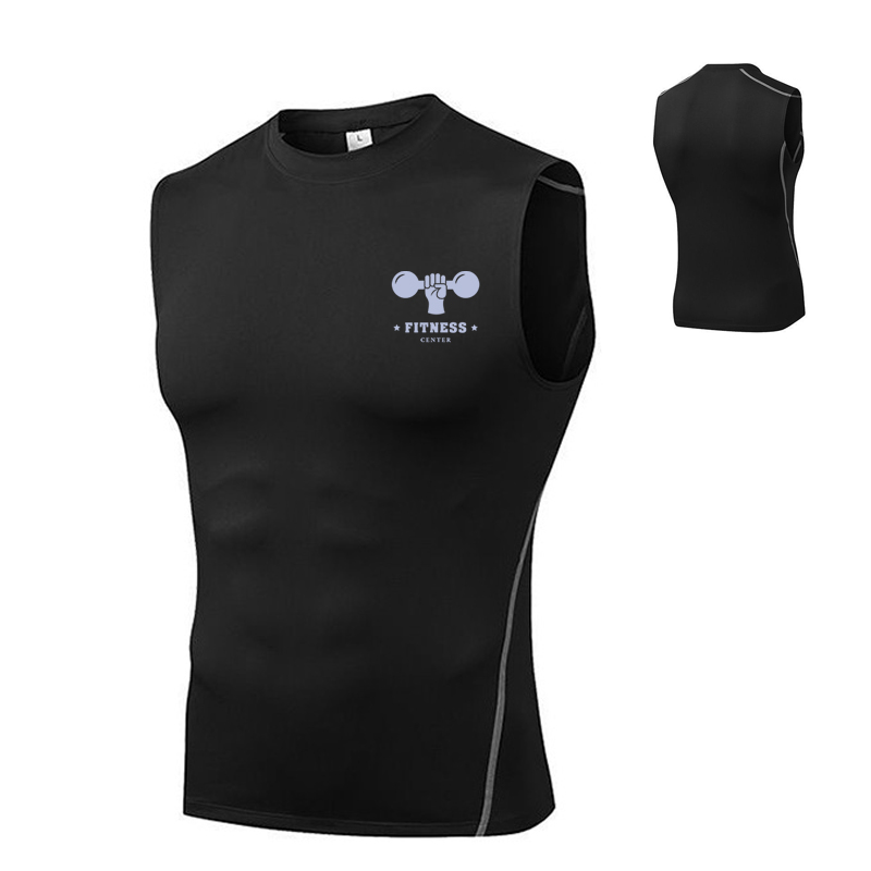 Men's Training Tight Vest Breathable Sleeveless 2