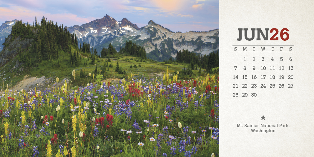 Triumph® Calendars American Splendor Desk Calendar 14
