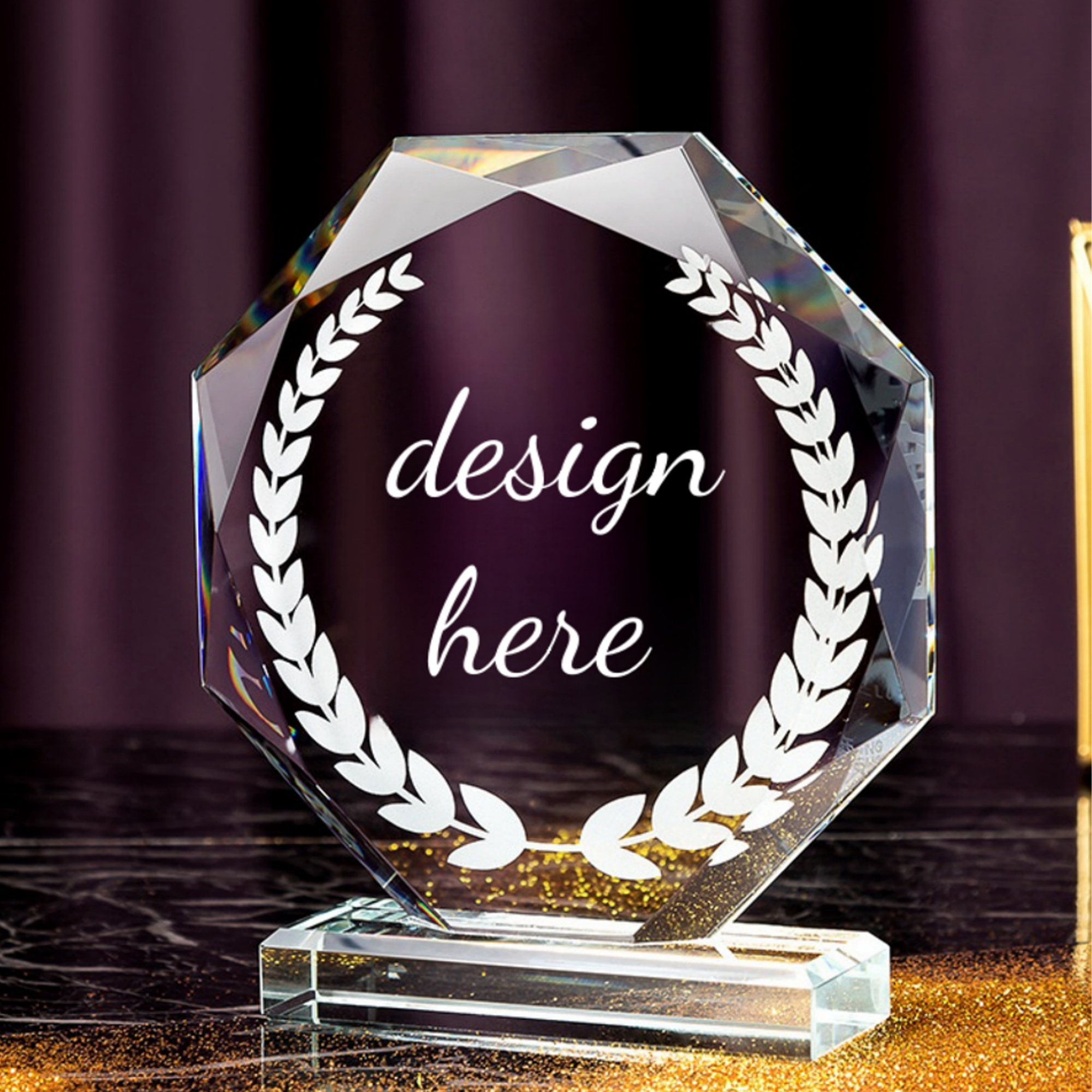 Crystal Trophy 5