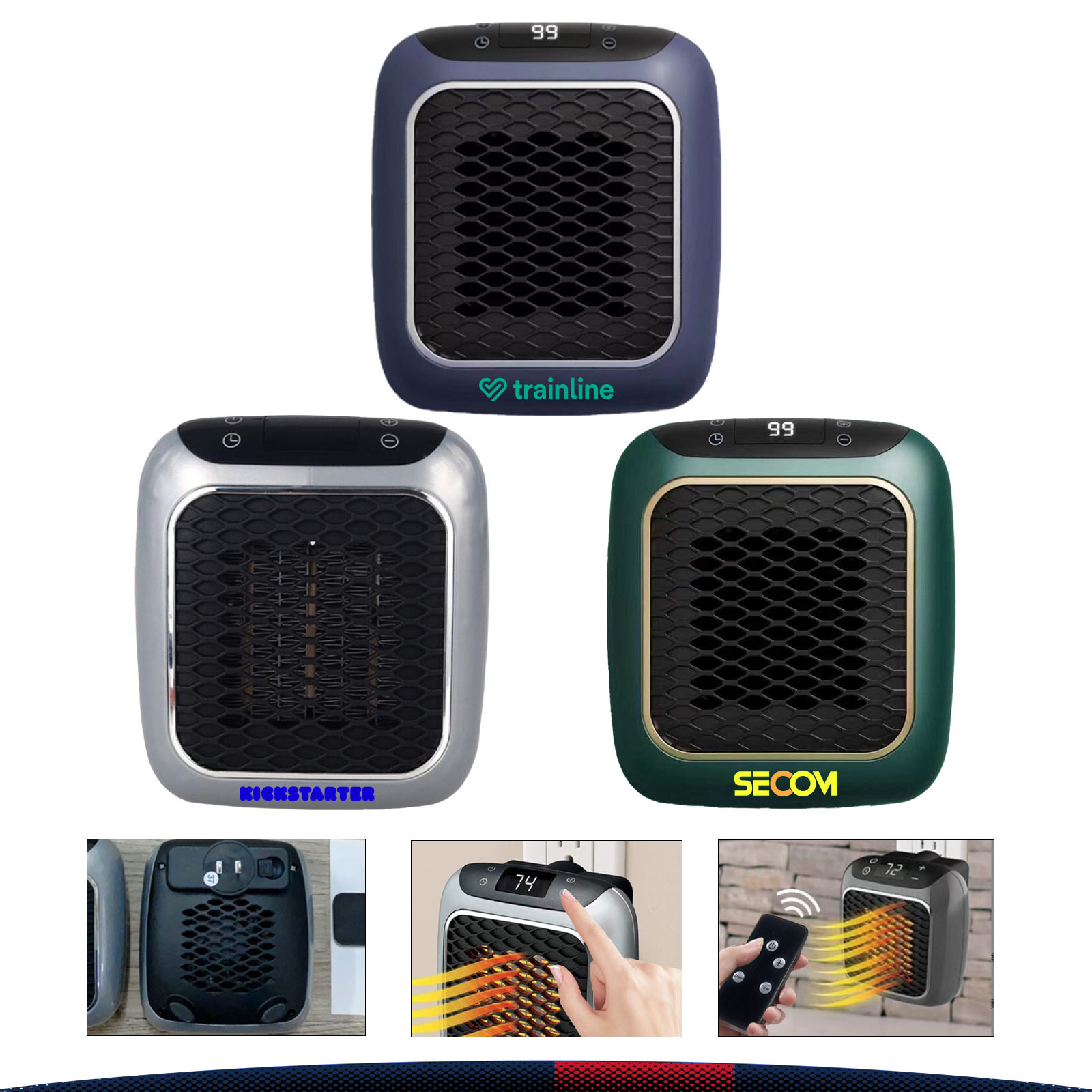 Torin Wall-Mounted Electric Space Heater 1