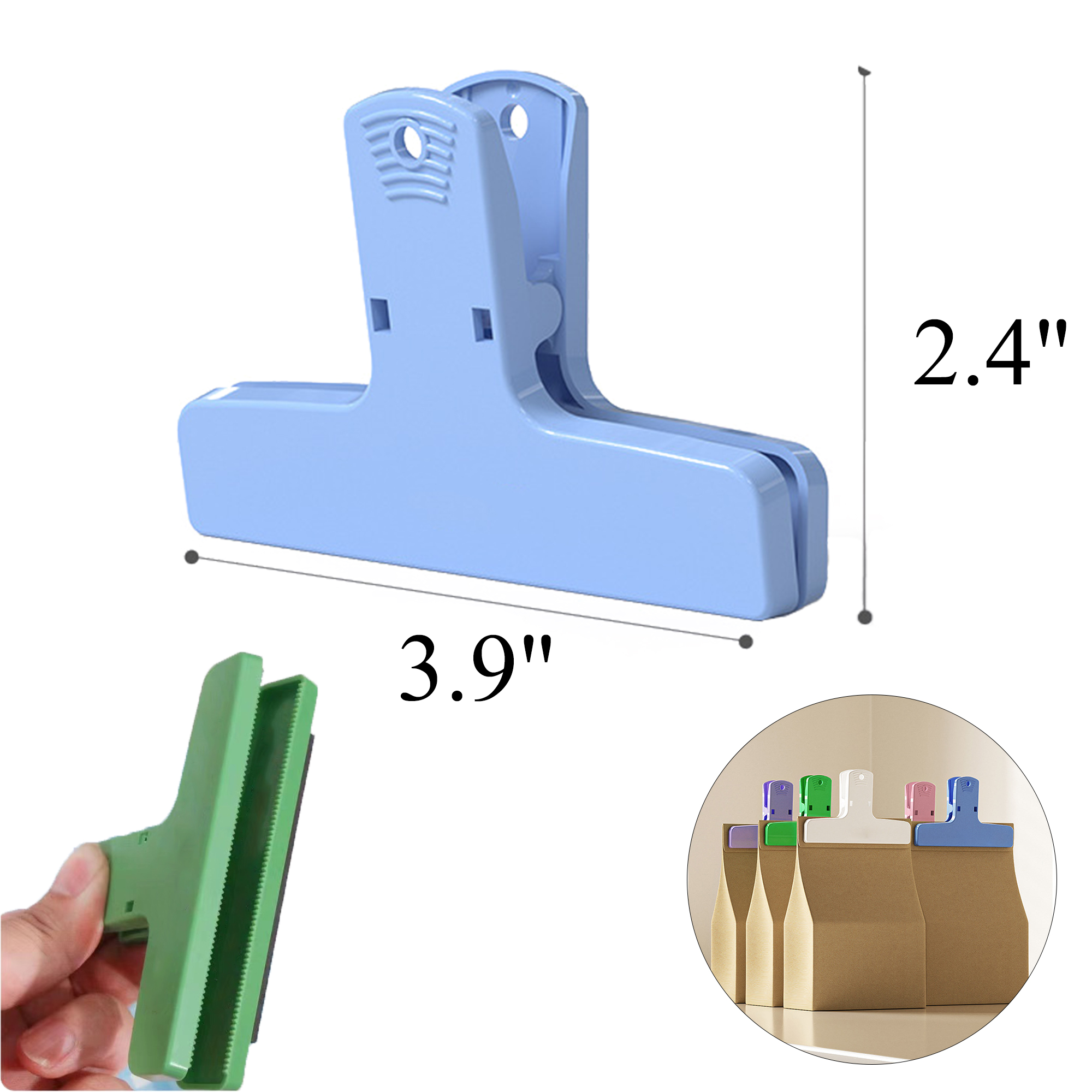 Refrigerator Magnetic Food Bag Clip 2