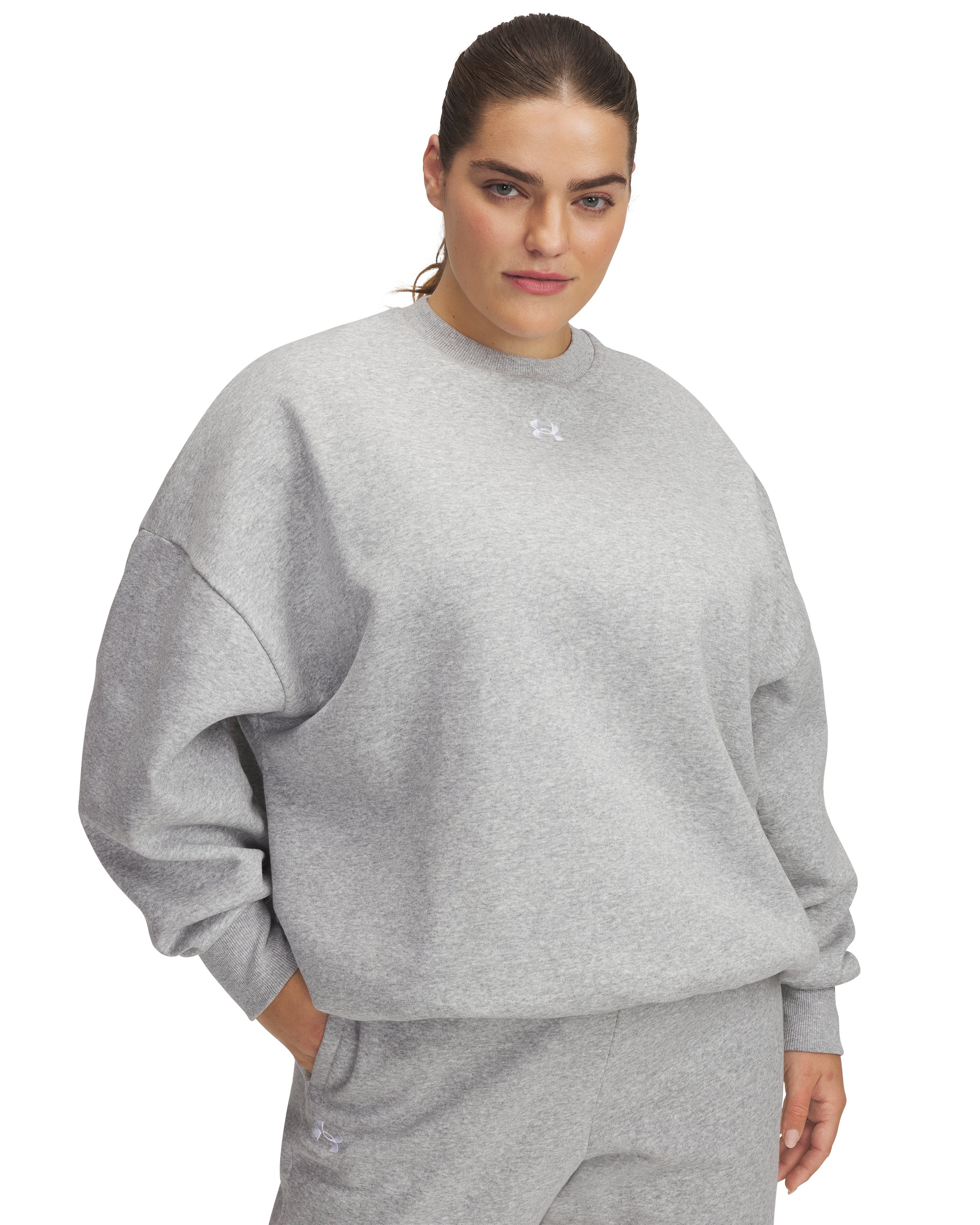 UA Rival Fleece Women's Oversized Crew 8